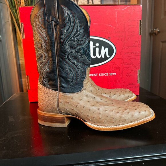 Justin 11” Men’s Mosely (style J124)wide square toe boot - Picture 2 of 7